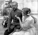 Jan Szczepkowski razem z żoną Marią.