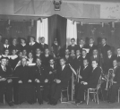 Koncert chóru Towarzystwa Śpiewaczego "Lutnia" i chóru kościelnego św. Cecylii w Rypinie w 1937 r.
