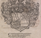 Herb Stanisława Lubomirskiego w epitalamium z roku 1613.