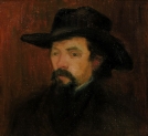 "Autoportret" Bolesława Bałzukiewicza.