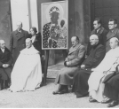 Poświęcenie kopii obrazu Matki Bożej Częstochowskiej przeznaczonej do kościoła w Karwinie, listopad 1938 roku.
