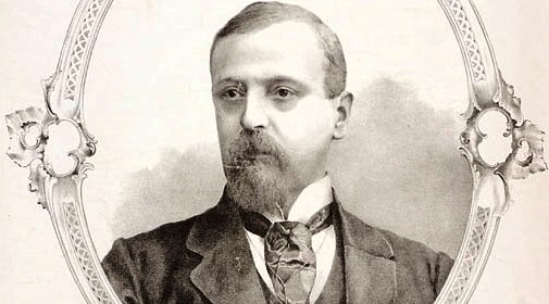  Portret Henryka Sienkiewicza wykonany z okazji jubileuszu pracy twórczej pisarza obchodzonego w grudniu 1900 roku.  