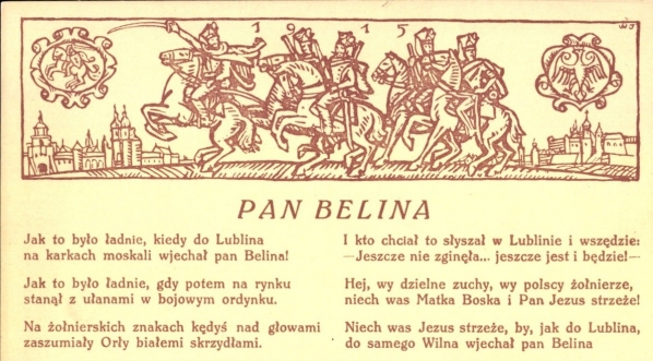  "Pan Belina" (pocztówka)  