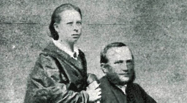  Karol Miarka z żoną Emilią z domu Zanibałówną.  
