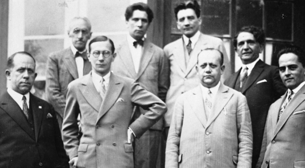  Zjazd dyrygentów w Krynicy w 1930 roku.  