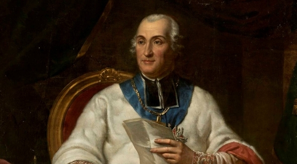  "Portret Adama Krasińskiego (1714-1800), biskupa kamienieckiego" Antoniego Brodowskiego.  