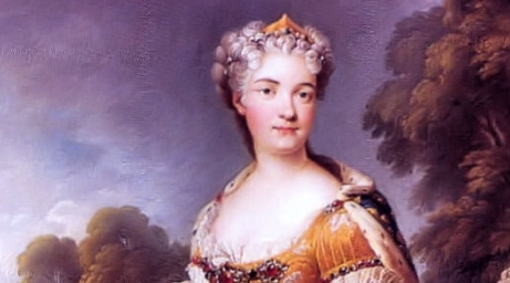  "Portret Marii Leszczyńskiej,  królowej Francji"  Françoisa Stiémarta.  