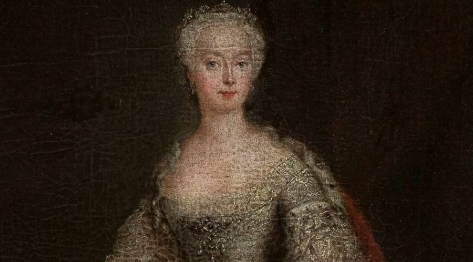  "Portret Marii Leszczyńskiej"  Jeana-Baptiste`a van Loo.  