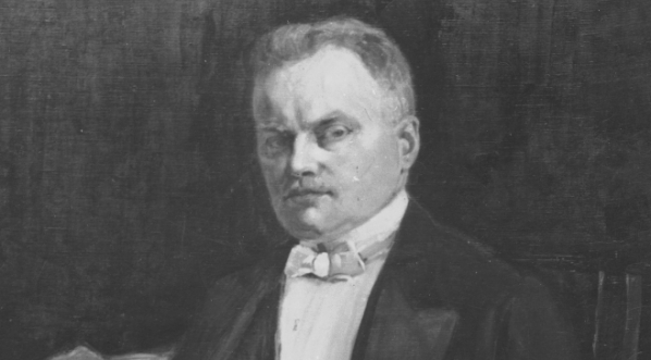  Obraz Stanisława Niesiołowskiego  przedstawiający portret Antoniego Ponikowskiego.  