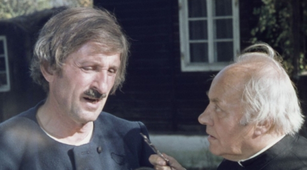  Franciszek Pieczka i Aleksander Fogiel w filmie Zygmunta Skoniecznego "Placówka" z 1979 rok.  