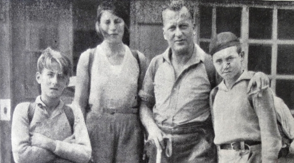  Wycieczka z synami i żoną  w Tatry w 1930 roku.  