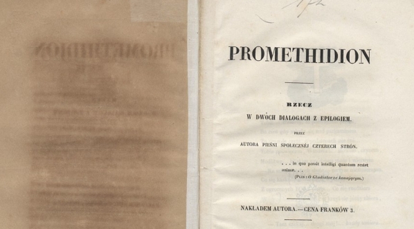  Cyprian Kamil Norwid "Promethidion: rzecz w dwóch dialogach z epilogiem" (1851 r.)  