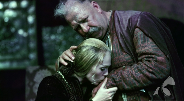  Małgorzata Braunek i Kazimierz Wichniarz w filmie Jerzego Hoffmana "Potop" z 1974 roku.  