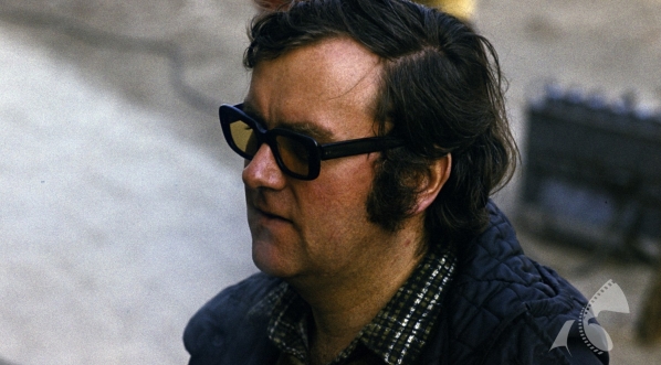  Andrzej Jerzy Piotrowski podczas realizacji filmu "Zasieki" w 1973 roku.  