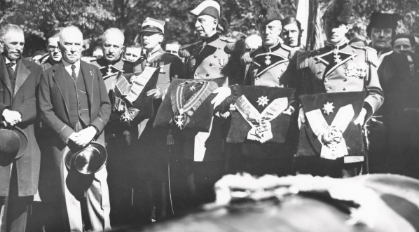  Pogrzeb hrabiego Bogdana Hutten-Czapskiego w Smogulcu  16.09.1937 roku (3).  