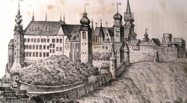  "Zamek Krakowski w początku XVII wieku."  