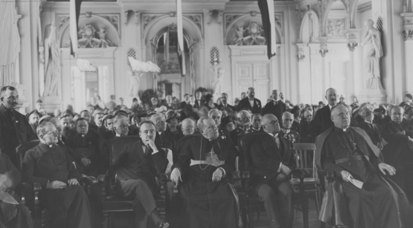  Akademia ku czci papieża Piusa IX w Warszawie, maj 1928 roku.  