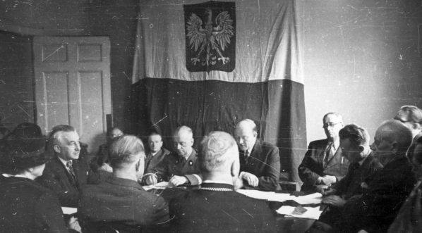  Wspólne posiedzenie rządu RP i Rady Narodowej w 1940 roku.  