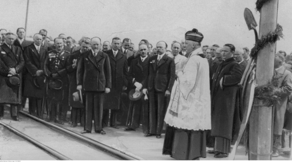  Otwarcie linii kolejowej Kobylniki-Narocz w 1937 roku.  