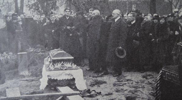  Pogrzeb Władysława Strzeleckiego w 1935 roku.  