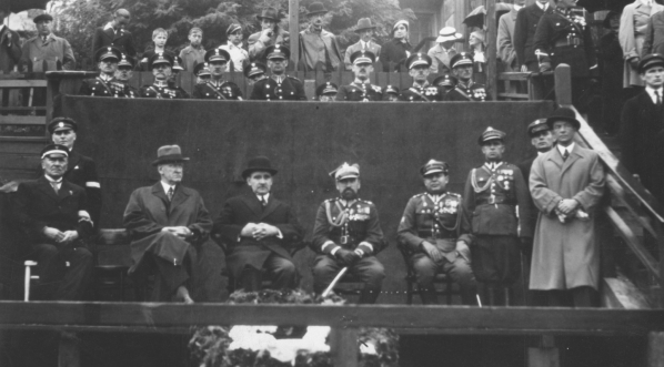  Obchody 15 rocznicy utworzenia Straży Obywatelskiej w Warszawie zorganizowane przez Związek byłych Uczestników Straży Obywatelskiej, 15.08..1935 r.  
