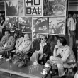 Konferencja prasowa związana z filmem Bohdana Poręby "Hubal" z 1973 ...