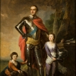 "Franciszek Ksawery Branicki z synami Aleksandrem i Władysławem" Jana Chrzciciela ...