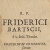 Fryderyk Bartsch (Barscius, Barszcz)