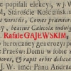Rafał Tadeusz Gajewski (z Błociszewa Gajewski) h. Ostoja