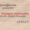 Joachim Speronowic (Speronowicz, Speronius)