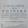 Łukasz Bniński (z Bnina Bniński) h. Łodzia