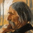 "Portret Szymona Tatara" Leona Wyczółkowskiego. ...