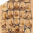 Tableau fotograficzne z portretami literatów polskich - autorów utworów dramatycznych. ...