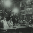 Pożegnanie artysty malarza Antoniego Teslera przed wyjazdem do Maroka, 4.11.1929 ...