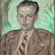"Portret Adama Steinborna" Stanisława Ignacego Witkiewicza. ...