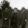 Dziennikarze: Józef Flach, Jan Chrzanowski i Roman Woyczyński. ...