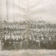 Uczestnicy polskiej pielgrzymki uczniów do Rzymu w roku 1905. ...