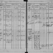 Strony z księgi metrykalnej dla miasta Krakowiec za lata 1784-1848. ...