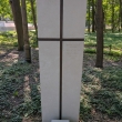 Symboliczny grób Wojciecha Najsarka na Westerplatte. ...
