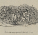 "Wiazd Chomętowskiego do Stambułu r. 1714." - litografia Józefa Swobody.