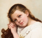 "Portret Wandy Chełmońskiej jako dziecka" Alfonsa Borkowskiego.