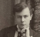 "Portret Józefa Hofmanna (1876-1957), pianisty, kompozytora - fotografia z dedykacją dla Aleksandra Rajchmana z 8 kwietnia 1899 r."