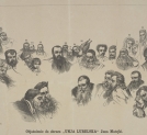 "Objaśnienie do obrazu »Unja Lubelska« Jana Matejki" - grafika z 1869.