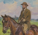 "Jan Zdzisław Tarnowski na koniu" Wojciecha Kossaka.