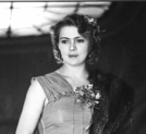 Nina Świerczewska wybrana "królową mody" podczas balu mody w Hotelu Europejskim w Warszawie, 28.06.1939 r.
