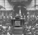 Uroczystość nadania tytułu doktora nauk technicznych honoris causa Politechniki Warszawskiej Bohdanowi Hutten-Czapskiemu w grudniu 1930 roku.