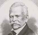 Portret Januarego Suchodolskiego na stronie tytułowej "Tygodnika Illustrowanego".