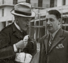 Leon Wyrwicz i Józef Flach podczas pobytu wypoczynkowego w Krynicy w 1937 roku.
