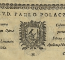 Herb Pawła Polaczka w druku z roku 1725.