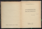 Franciszek Kmietowicz, "Z Podkarpacia zachodniego" (strona tytułowa)